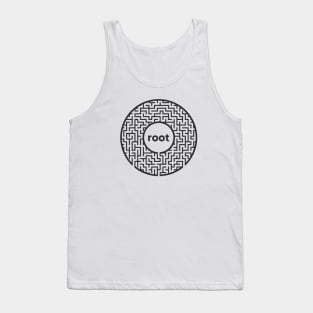 Penetration Testing Privilege Escalation Root Like Solving Circle Maze Puzzle Tank Top